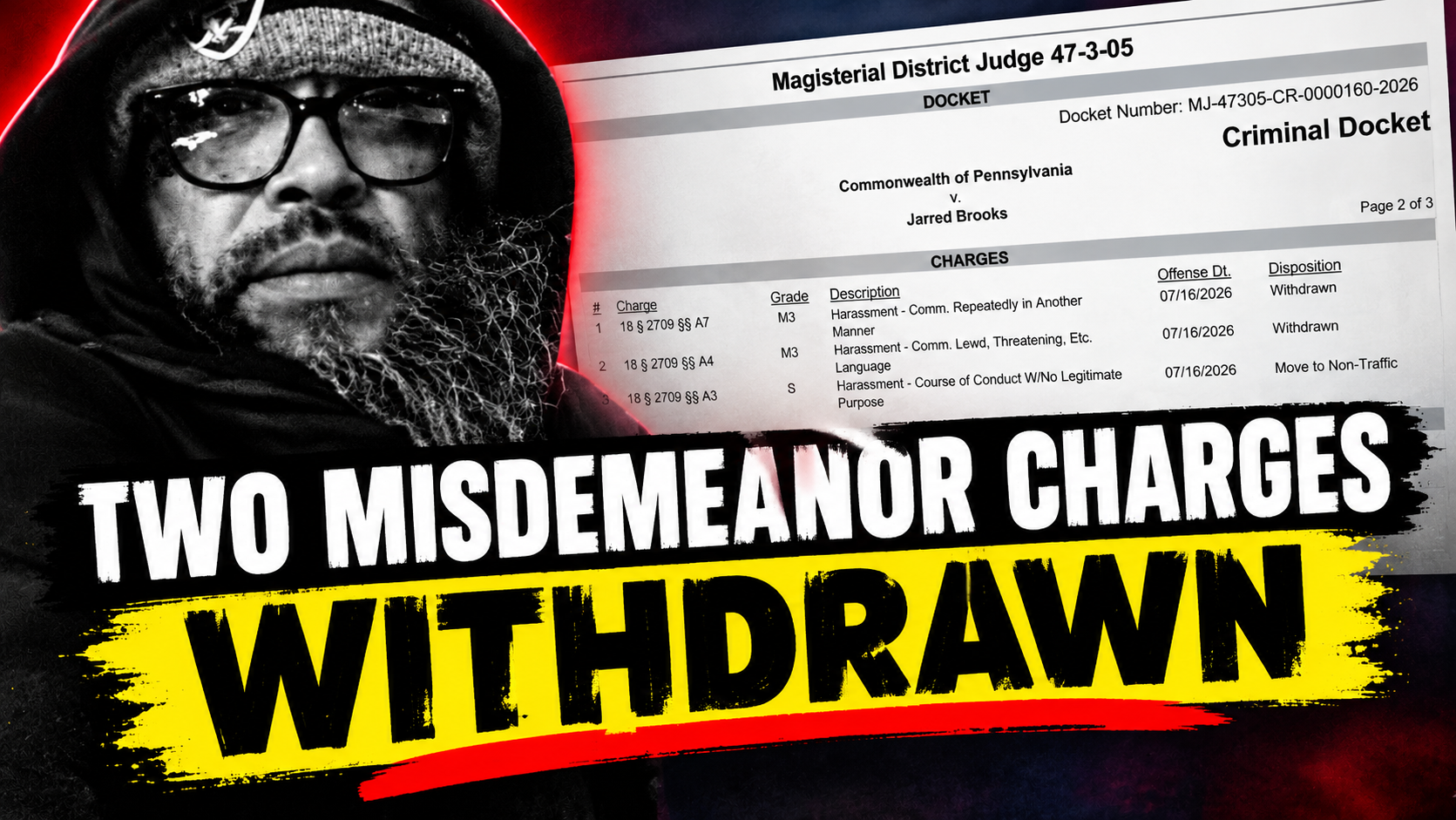 $287 Fine: Misdemeanor Harassment Charges Against YouTuber Krackhead Kenny Dropped